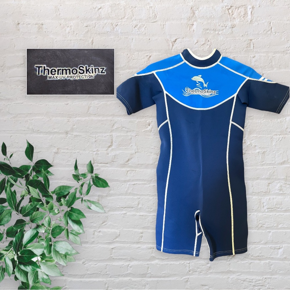 NWOT Thermoskinz Boys Wetsuit in Blue Size 10